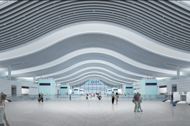 濟(jì)南高鐵青連站房 鋁單板5 濟(jì)南高鐵青連站房 鋁單板5