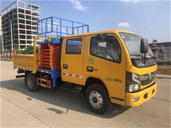 (國六)東風(fēng)10米剪叉式升降平臺高空作業(yè)車