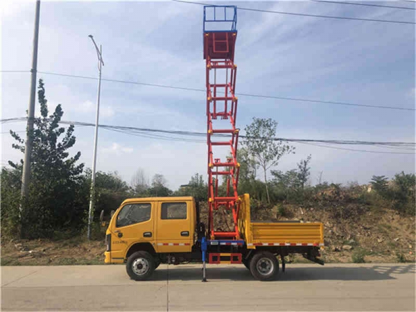 (國六)東風(fēng)10米剪叉式升降平臺高空作業(yè)車